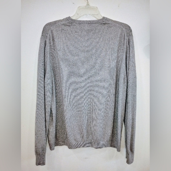 BANANA REPUBLIC SILK CASHMERE V NECK SWEATER - Picture 3 of 4